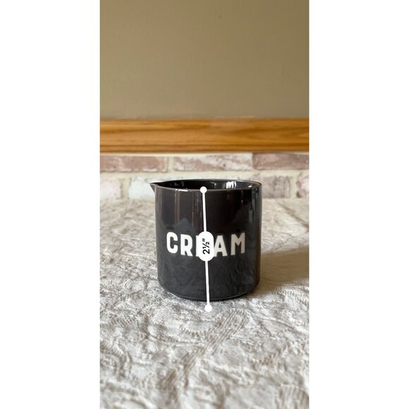 2 Stackable Set Ceramic Sugar & Creamer Jar Minimalist Style Storage Container - Picture 12 of 16